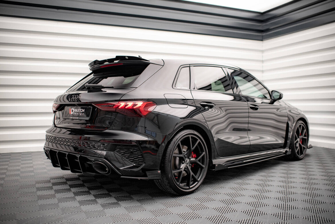 Heck Stoßstangen Flaps / Wings für Audi RS3 Sportback 8Y Maxton Design