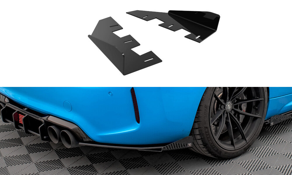Heck Stoßstangen Flaps / Wings für BMW M2 F87 Maxton Design