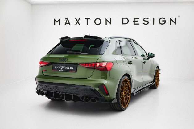 Hintere Seiten Flaps für Audi S3 Sportback 8Y Facelift Maxton Design