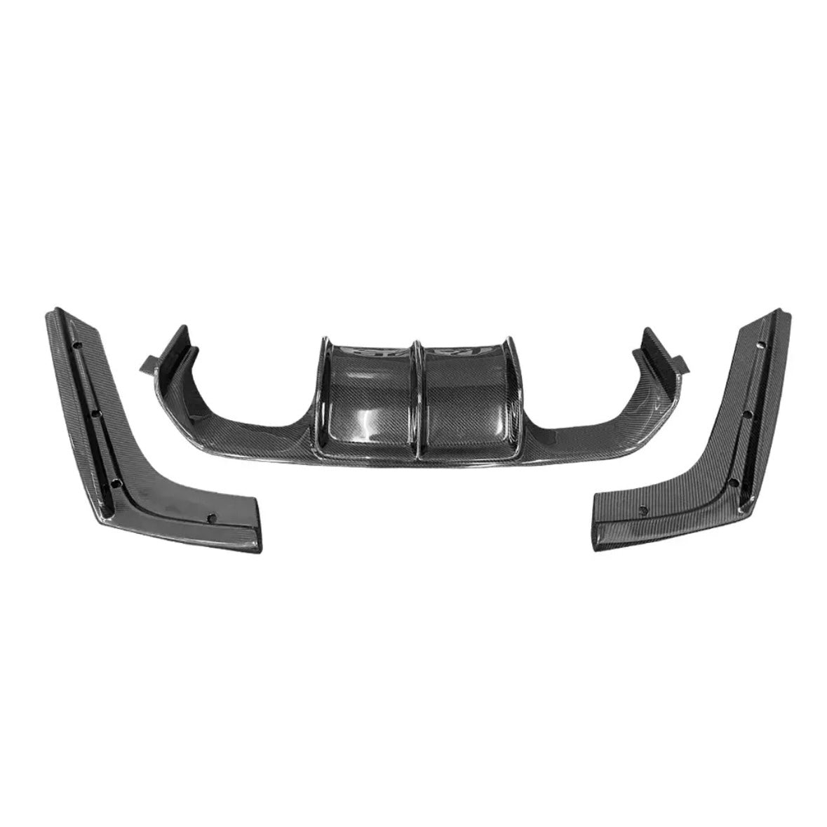 3-Teiliger Diffusor FD Style aus Carbon für BMW M3/M4 (F80/F82/F83) FLOW DOWN®
