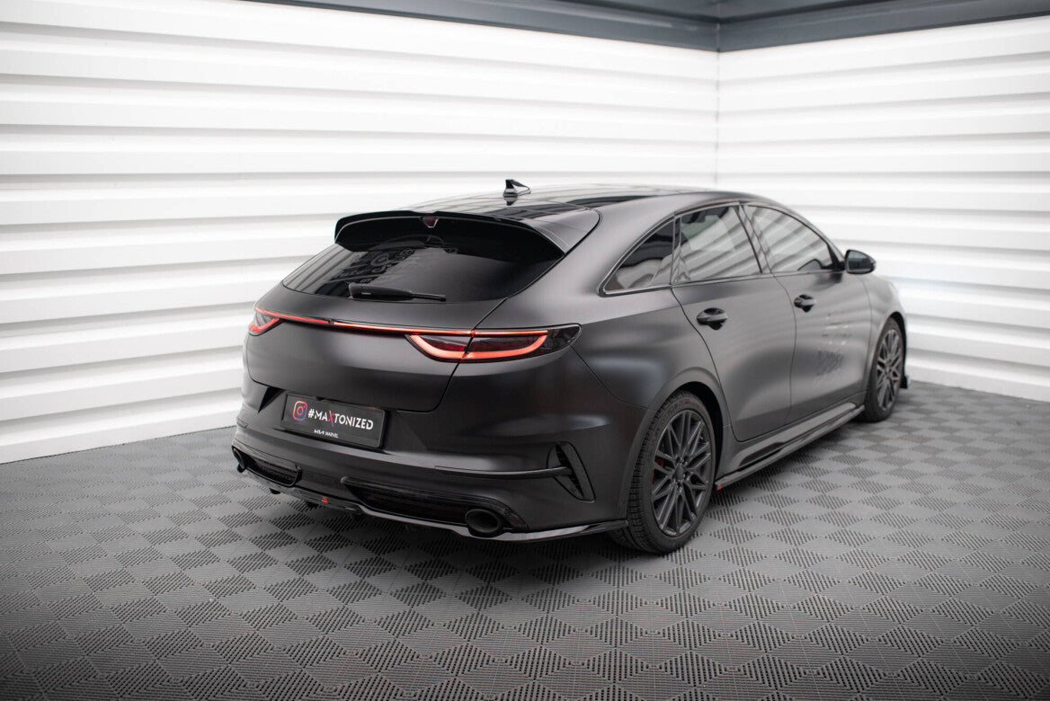 Mittlerer Cup Diffusor Heck Ansatz DTM Look für Kia Proceed GT Facelift Maxton Design