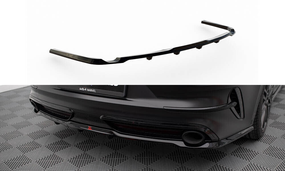 Mittlerer Cup Diffusor Heck Ansatz DTM Look für Kia Proceed GT Facelift Maxton Design