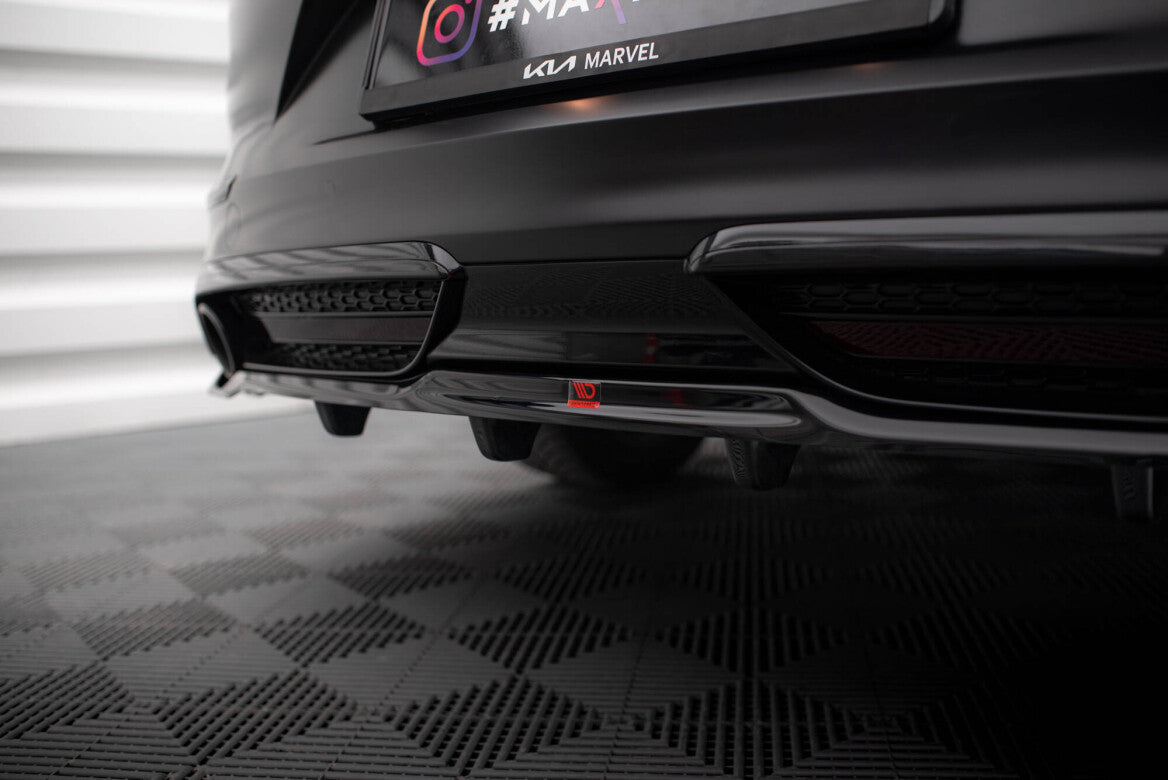 Mittlerer Cup Diffusor Heck Ansatz DTM Look für Kia Proceed GT Facelift Maxton Design