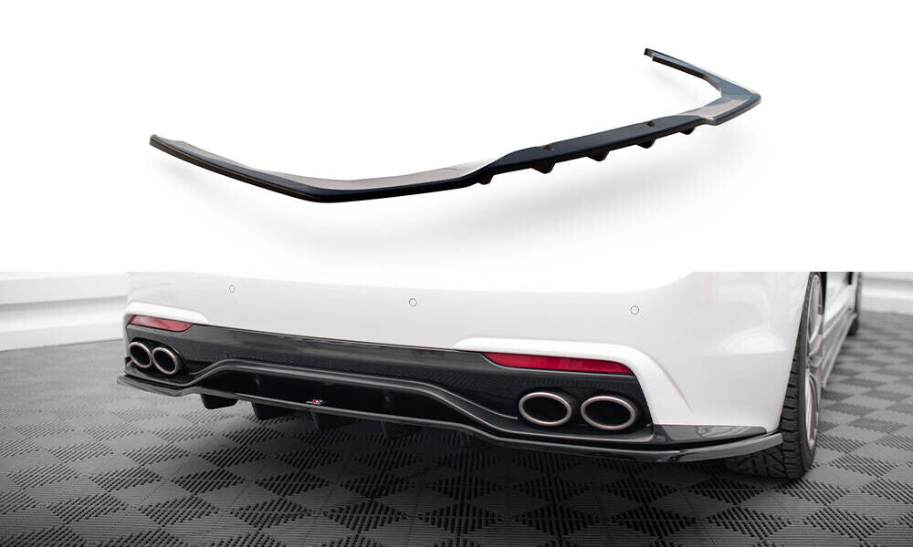 Mittlerer Cup Diffusor Heck Ansatz DTM Look für Kia Stinger Maxton Design