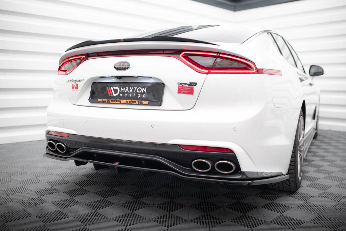 Mittlerer Cup Diffusor Heck Ansatz DTM Look für Kia Stinger Maxton Design