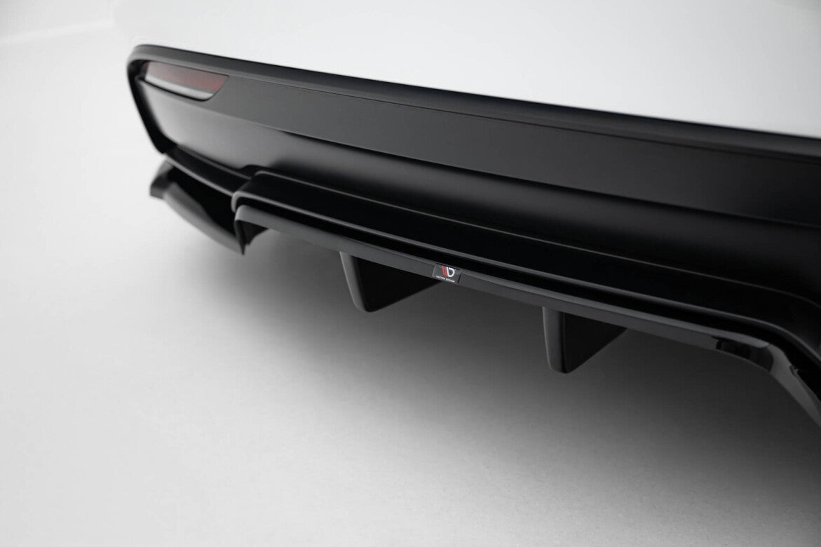 Diffusor Heck Ansatz DTM Look V.1 für Tesla Model 3 Performance FL Maxton Design