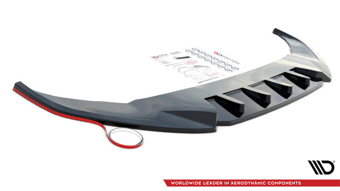 Mittlerer Cup Diffusor Heck Ansatz DTM Look V.1 für Tesla Model 3 Project HighlandFL Maxton Design