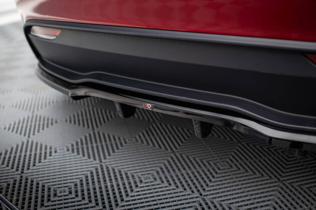 Mittlerer Cup Diffusor Heck Ansatz DTM Look V.1 für Tesla Model 3 Project HighlandFL Maxton Design
