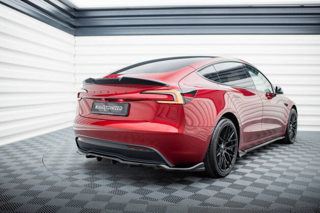Mittlerer Cup Diffusor Heck Ansatz DTM Look V.2 für Tesla Model 3 Project HighlandFL Maxton Design