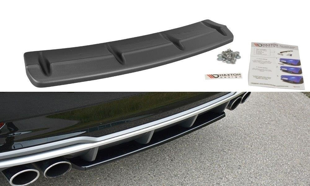 Mittlerer Cup Diffusor Heck Ansatz für Audi S3 8V FL Hatchback / Sportback / Limousine Maxton Design