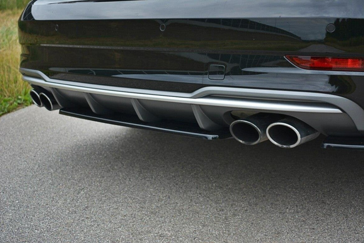 Mittlerer Cup Diffusor Heck Ansatz für Audi S3 8V FL Hatchback / Sportback / Limousine Maxton Design