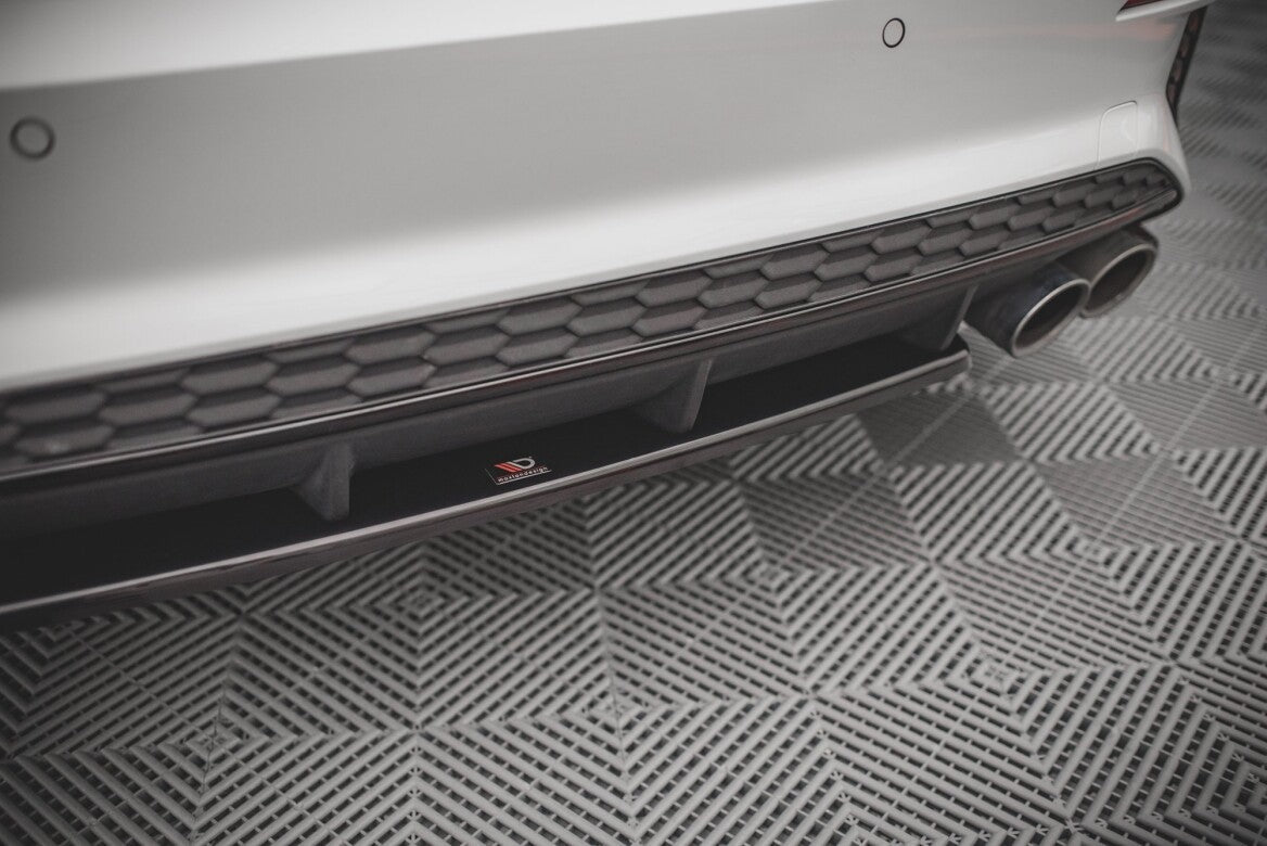 Mittlerer Cup Diffusor Heck Ansatz für Audi S3 8Y Maxton Design