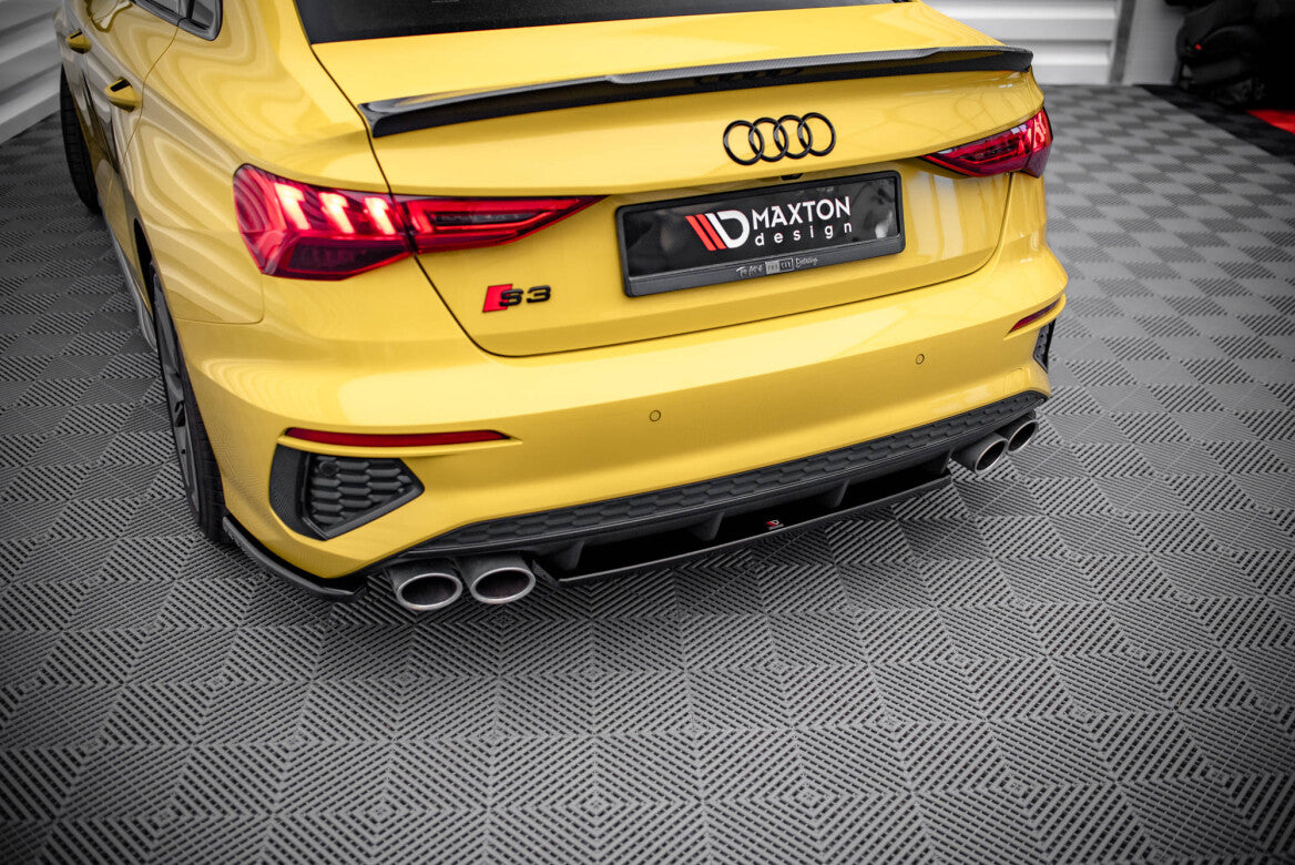 Mittlerer Cup Diffusor Heck Ansatz für Audi S3 Limousine 8Y Maxton Design