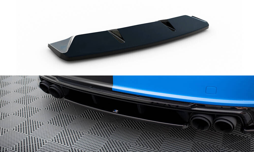 Mittlerer Cup Diffusor Heck Ansatz für Audi TT S 8S FL Maxton Design