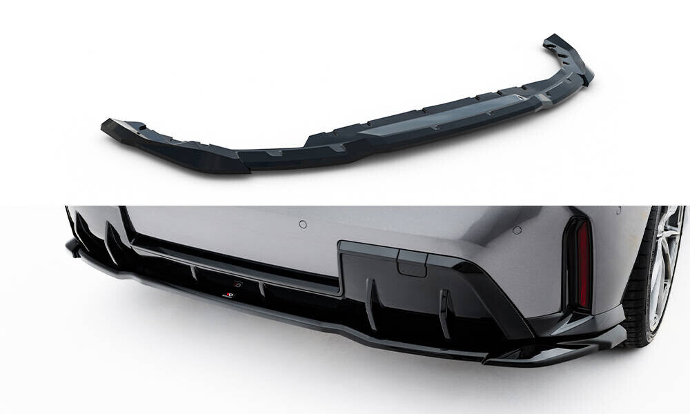 Mittlerer Cup Diffusor Heck Ansatz für BMW 1er M-Paket F70 Maxton Design