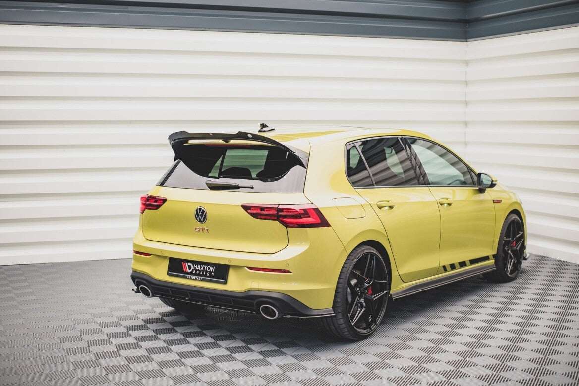 Mittlerer Cup Diffusor Heck Ansatz für VW Golf 8 GTI Clubsport Maxton Design
