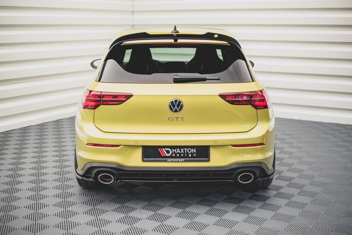 Mittlerer Cup Diffusor Heck Ansatz für VW Golf 8 GTI Clubsport Maxton Design