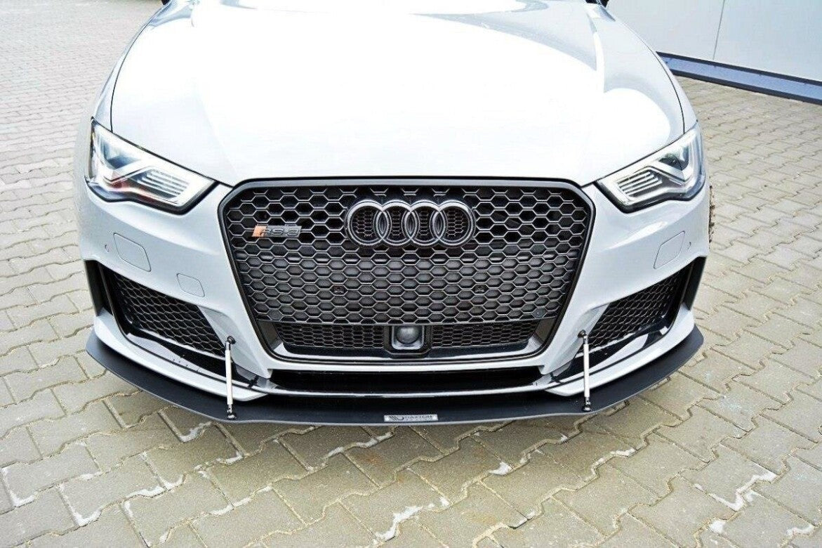 Racing Cup Spoilerlippe Front Ansatz für Audi RS3 8V SPORTBACK Maxton Design