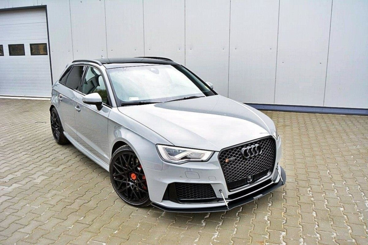 Racing Cup Spoilerlippe Front Ansatz für Audi RS3 8V SPORTBACK Maxton Design