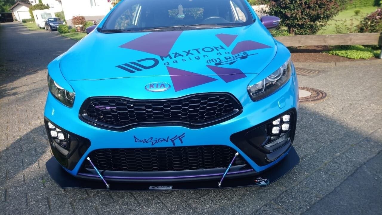 Racing Cup Spoilerlippe Front Ansatz für Kia CEE"D / PRO CEE"D GT MK2 Maxton Design