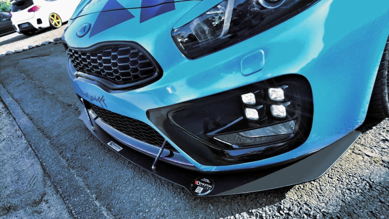 Racing Cup Spoilerlippe Front Ansatz für Kia CEE"D / PRO CEE"D GT MK2 Maxton Design