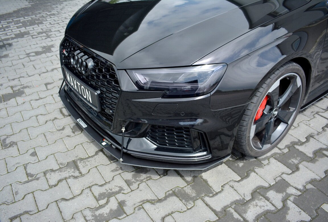 Racing Cup Spoilerlippe Front Ansatz V.1 für Audi RS3 8V FL Sportback Maxton Design