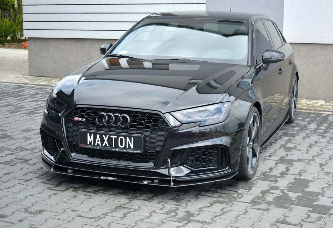 Racing Cup Spoilerlippe Front Ansatz V.1 für Audi RS3 8V FL Sportback Maxton Design