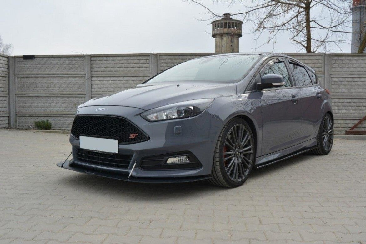 Racing Cup Spoilerlippe Front Ansatz V.1 für Ford Focus ST Mk3 FL Maxton Design
