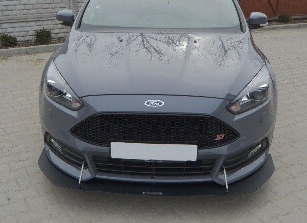 Racing Cup Spoilerlippe Front Ansatz V.1 für Ford Focus ST Mk3 FL Maxton Design