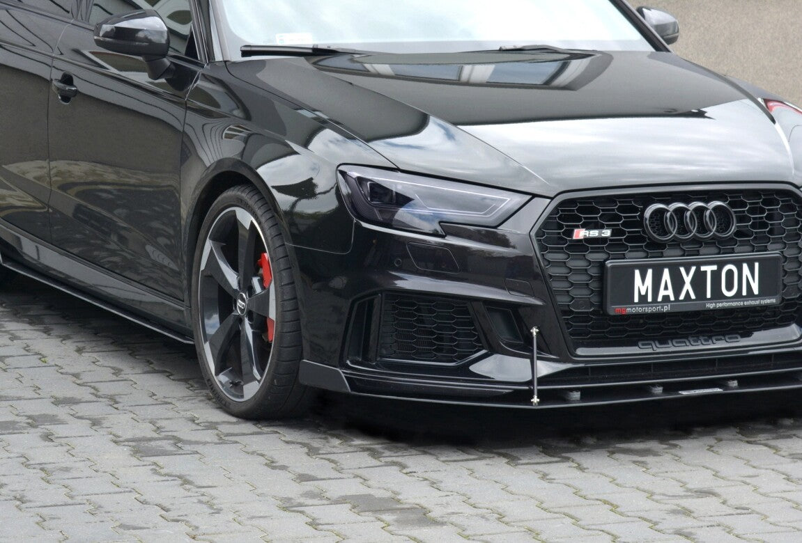 Racing Cup Spoilerlippe Front Ansatz V.2 für Audi RS3 8V FL Sportback Maxton Design