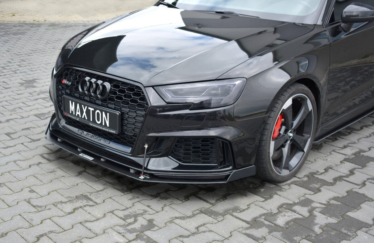Racing Cup Spoilerlippe Front Ansatz V.2 für Audi RS3 8V FL Sportback Maxton Design