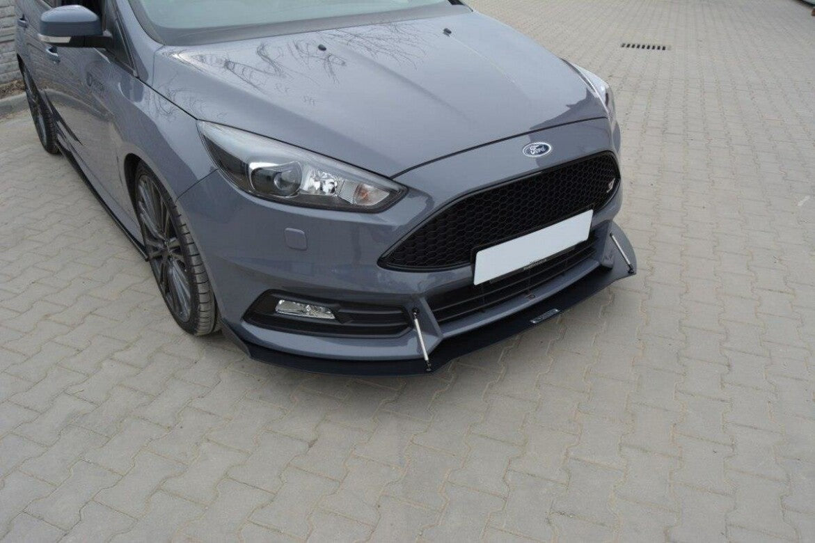 Racing Cup Spoilerlippe Front Ansatz V.2 für Ford Focus ST Mk3 FL Maxton Design