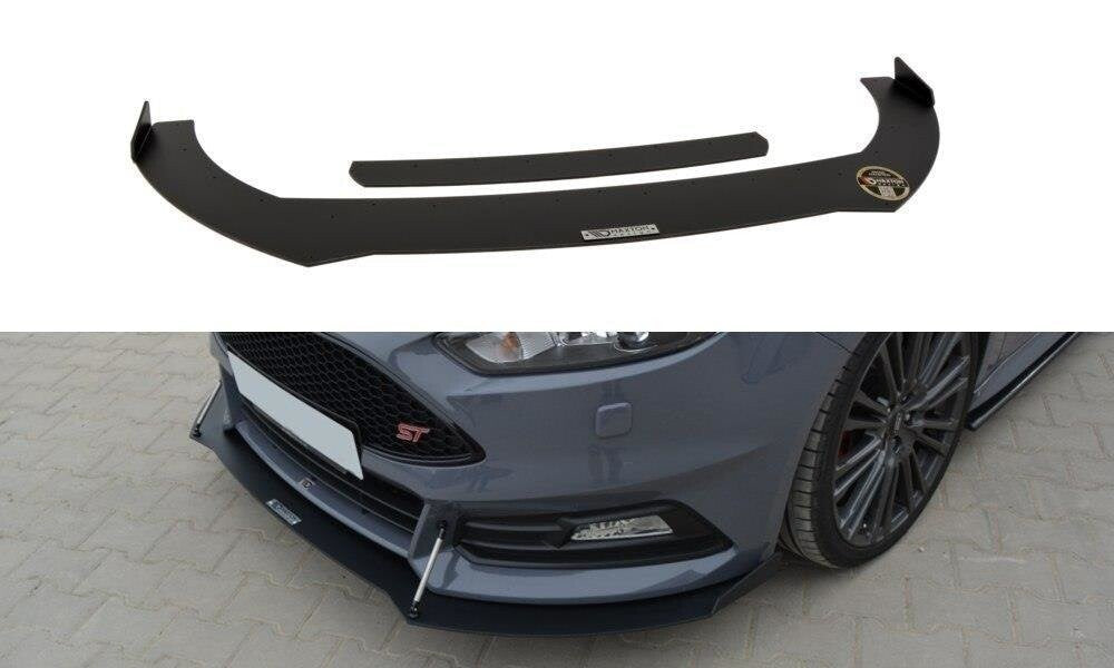 Racing Cup Spoilerlippe Front Ansatz V.2 für Ford Focus ST Mk3 FL Maxton Design