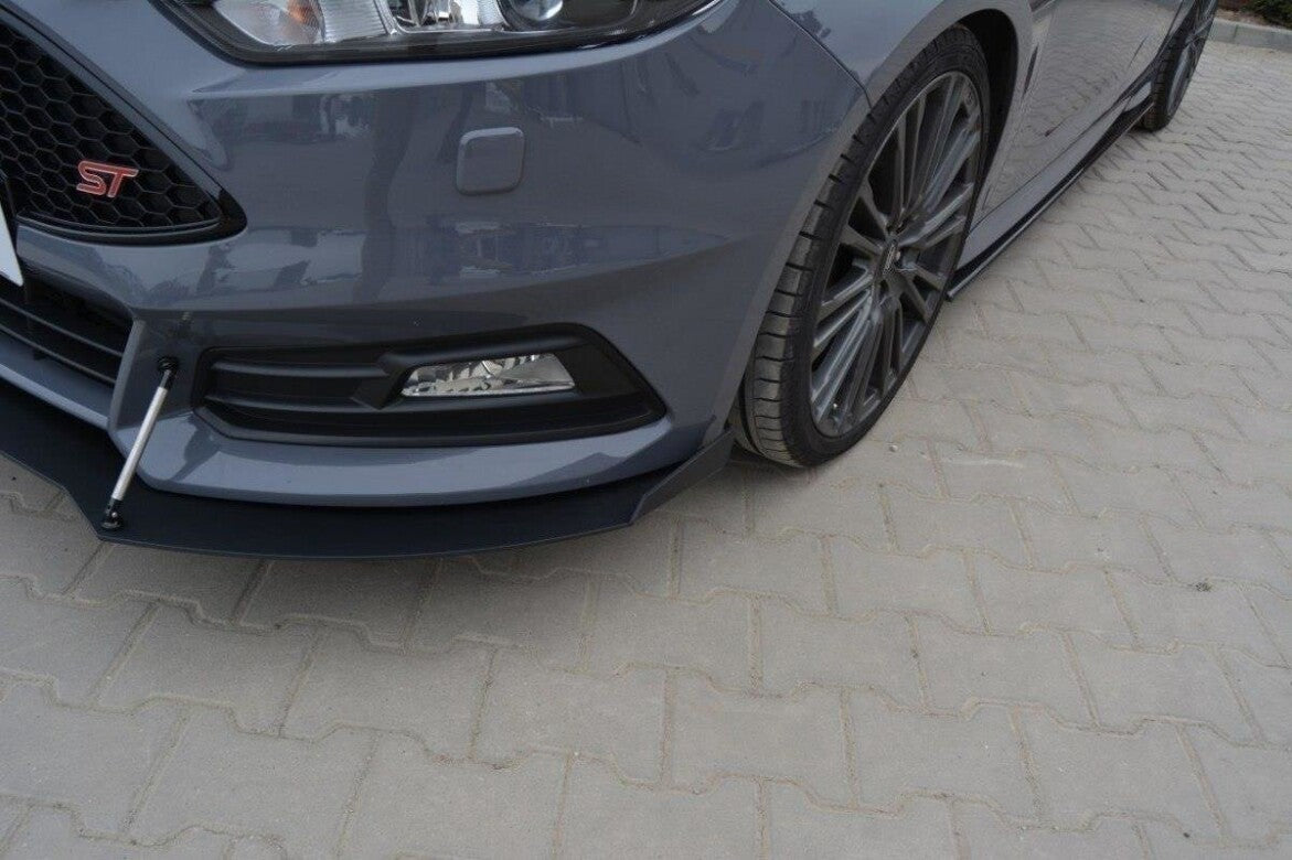 Racing Cup Spoilerlippe Front Ansatz V.2 für Ford Focus ST Mk3 FL Maxton Design