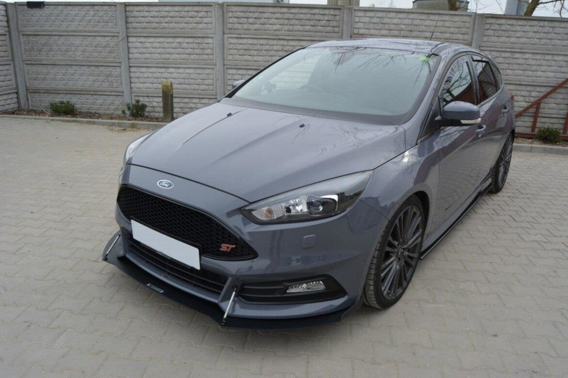Racing Cup Spoilerlippe Front Ansatz V.2 für Ford Focus ST Mk3 FL Maxton Design