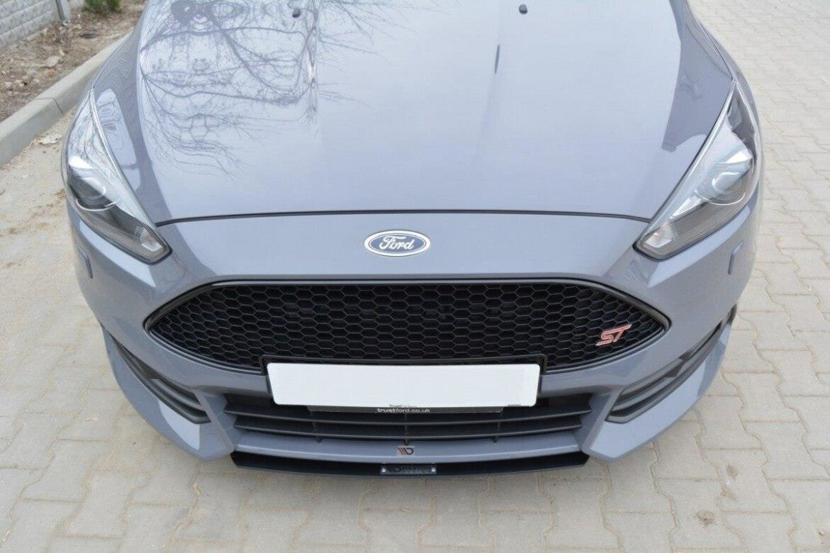 Racing Cup Spoilerlippe Front Ansatz V.3 für Ford Focus ST Mk3 FL Maxton Design