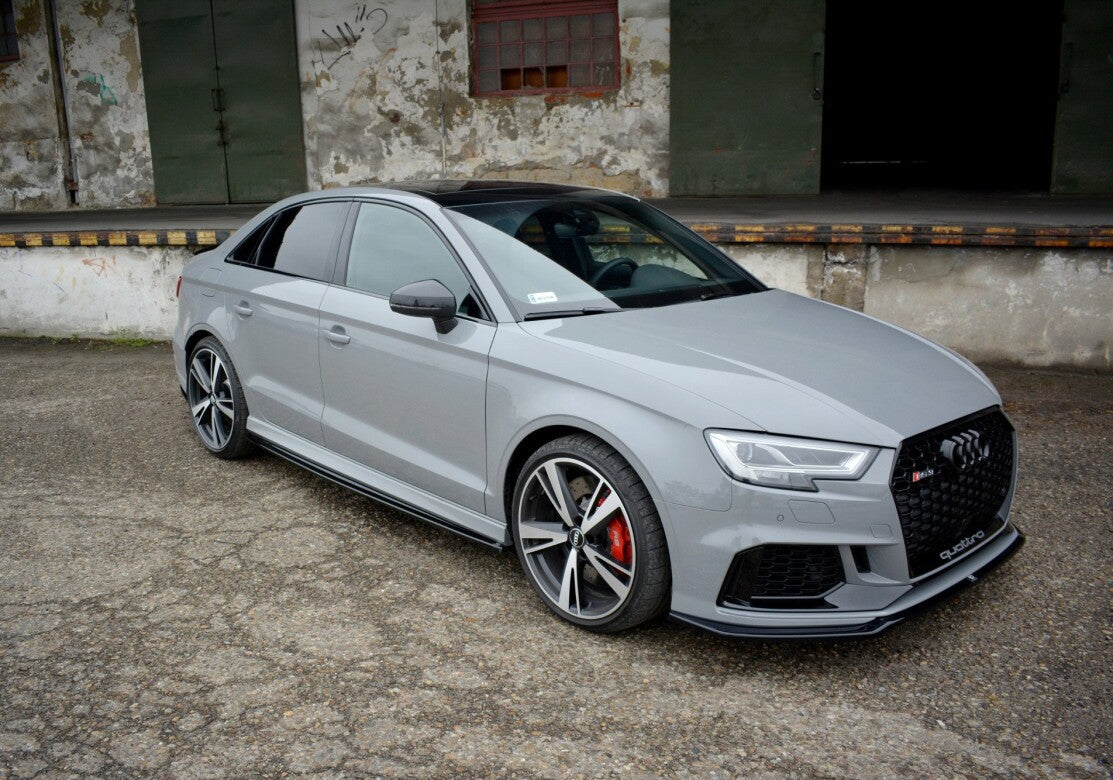 Seitenschweller Ansatz Cup Leisten für Audi RS3 8V FL Limousine Maxton Design