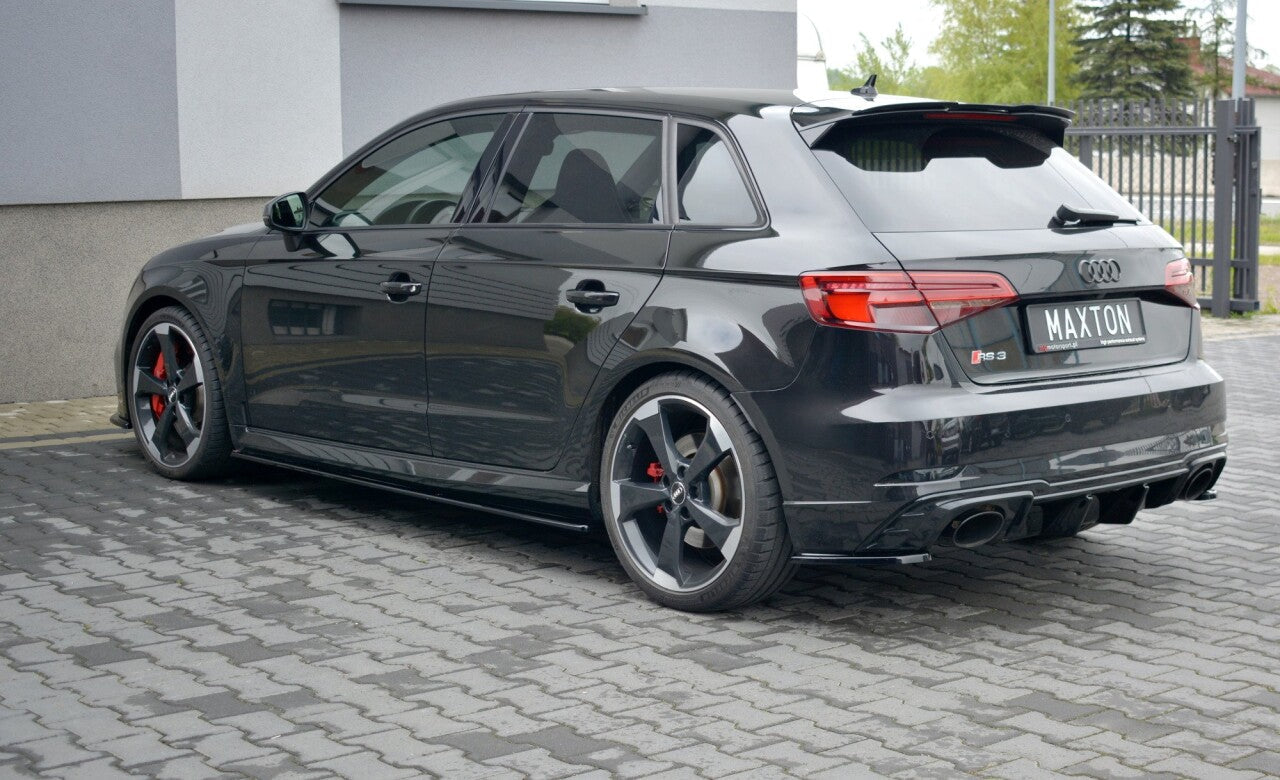Seitenschweller Ansatz Cup Leisten für Audi RS3 8V FL Sportback Maxton Design