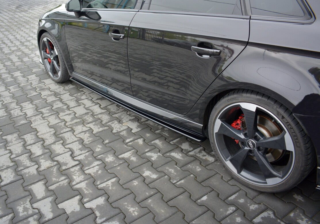 Seitenschweller Ansatz Cup Leisten für Audi RS3 8V FL Sportback Maxton Design