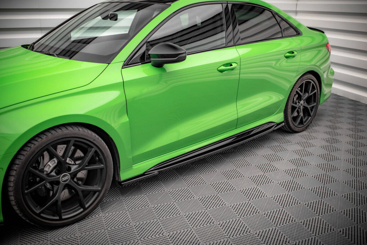 Seitenschweller Ansatz Cup Leisten für Audi RS3 Limousine 8Y Maxton Design