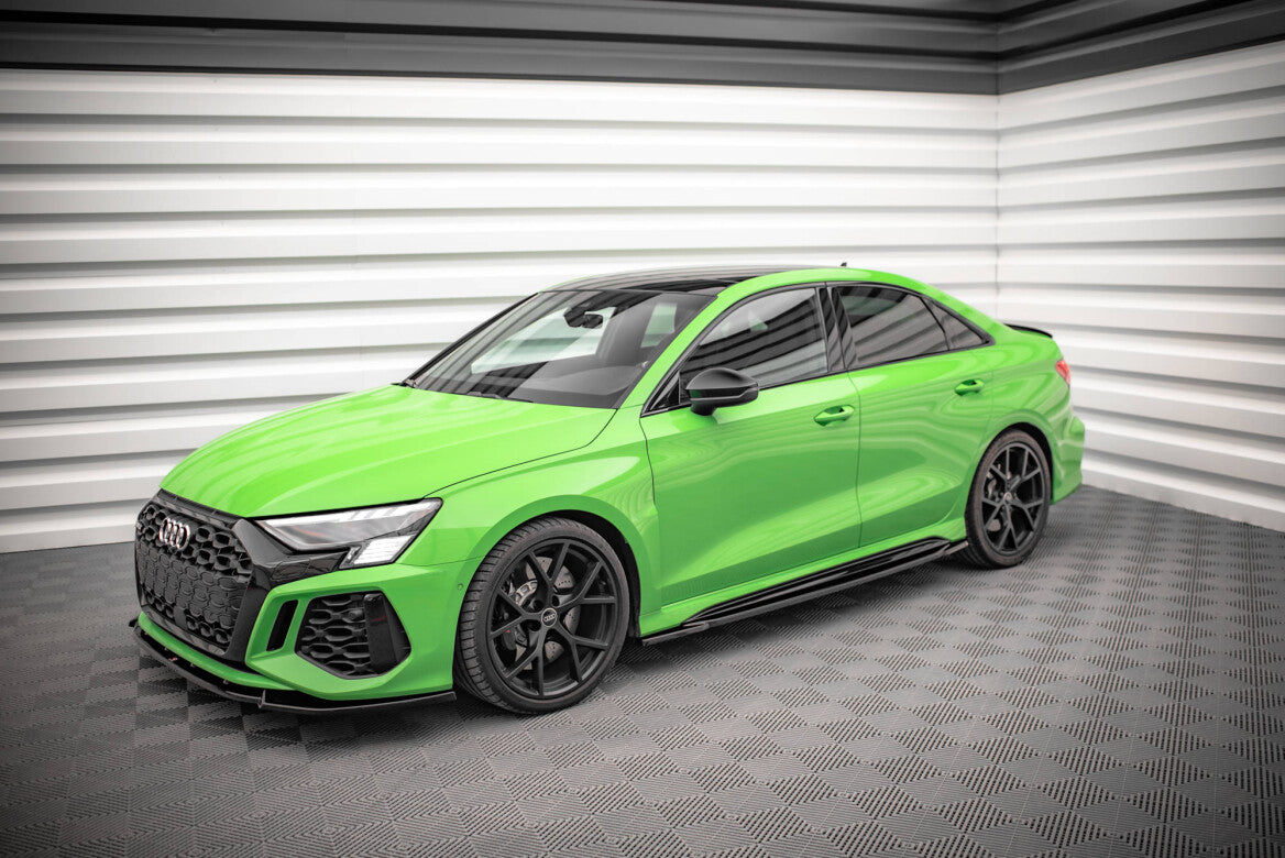 Seitenschweller Ansatz Cup Leisten für Audi RS3 Limousine 8Y Maxton Design