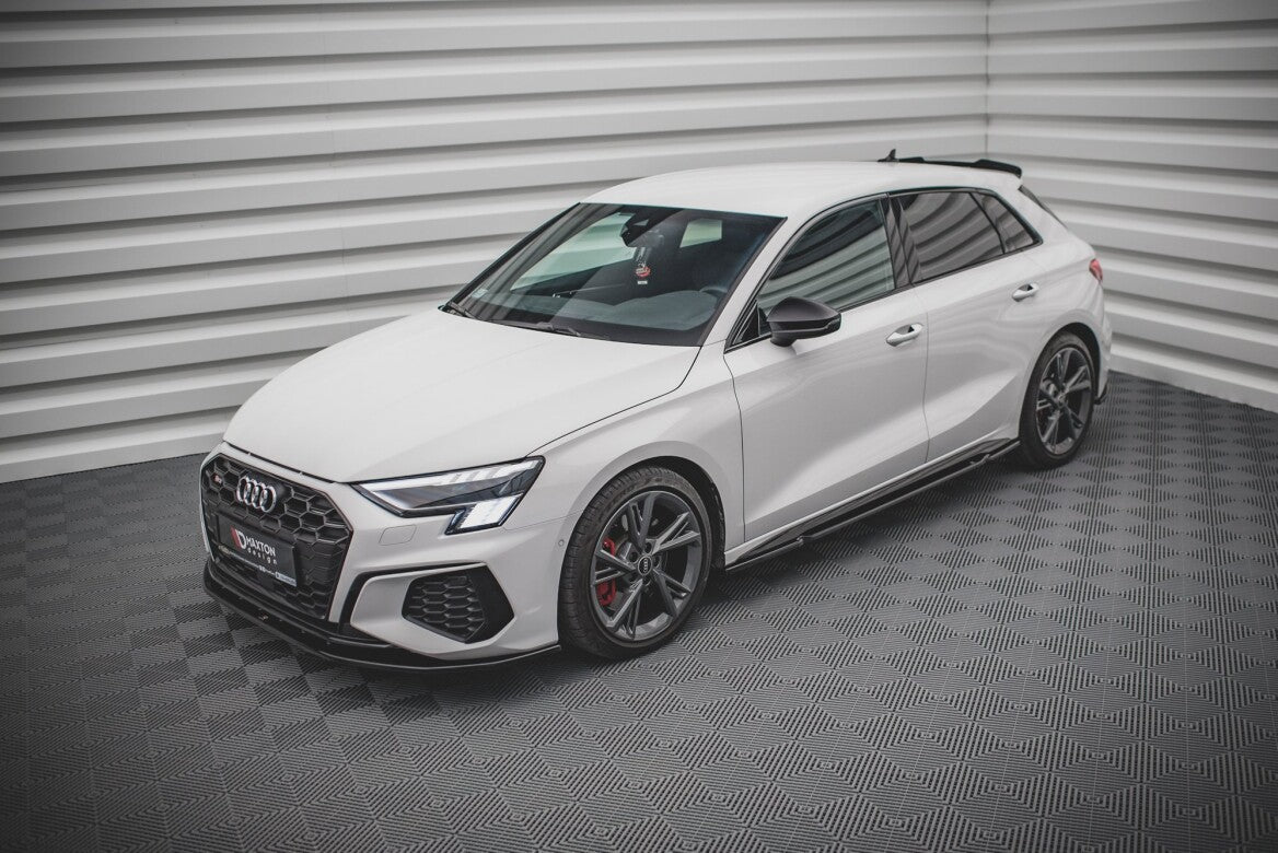 Seitenschweller Ansatz Cup Leisten für Audi S3 / A3 S-Line 8Y Maxton Design