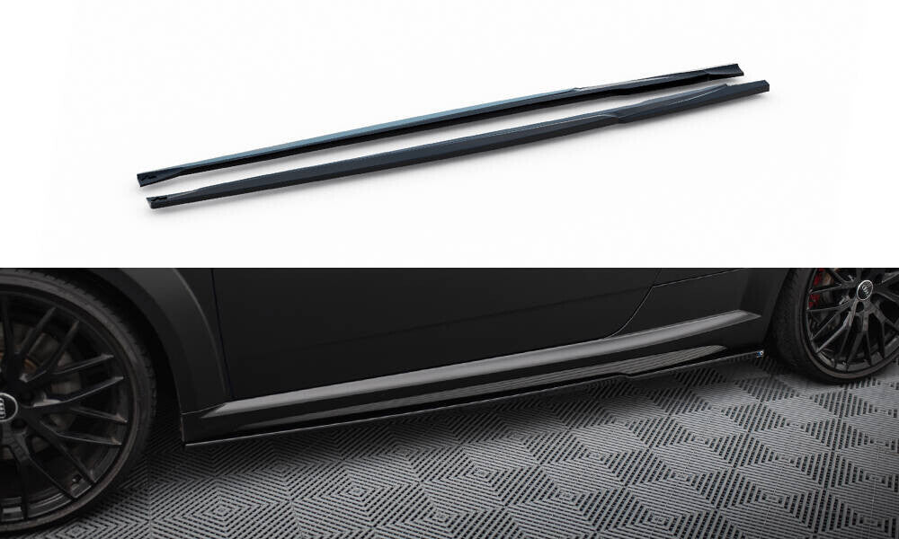 Seitenschweller Ansatz Cup Leisten für Audi TT S / TT S-Line 8S FL Maxton Design