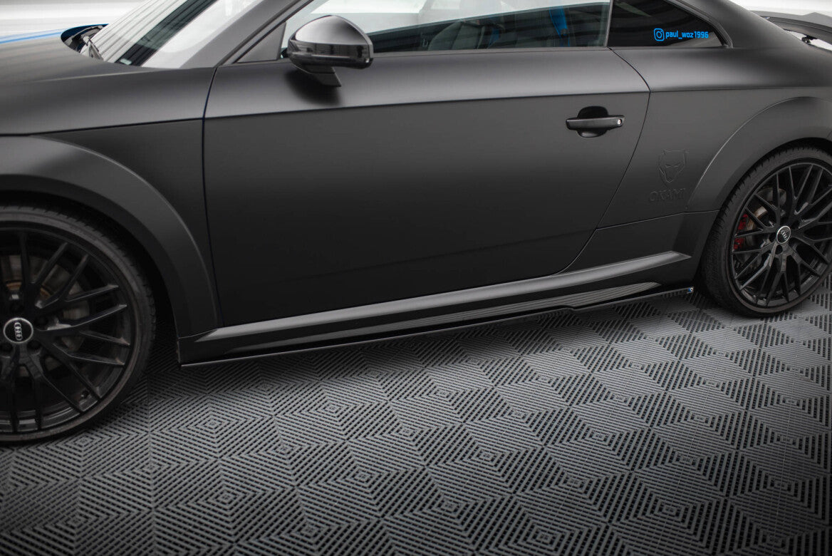Seitenschweller Ansatz Cup Leisten für Audi TT S / TT S-Line 8S FL Maxton Design