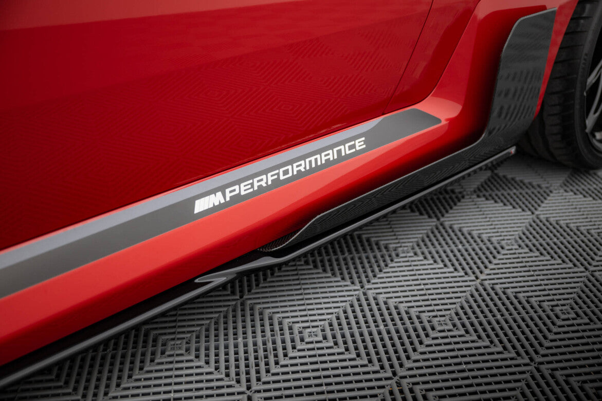 Seitenschweller Ansatz Cup Leisten für BMW M2 M-Performance G87 Maxton Design