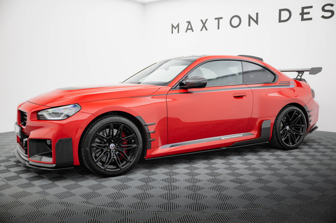 Seitenschweller Ansatz Cup Leisten für BMW M2 M-Performance G87 Maxton Design