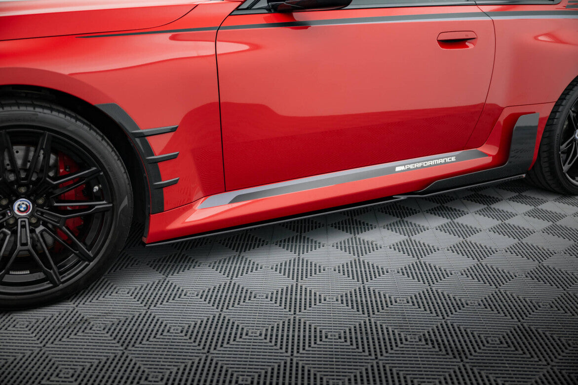 Seitenschweller Ansatz Cup Leisten für BMW M2 M-Performance G87 Maxton Design