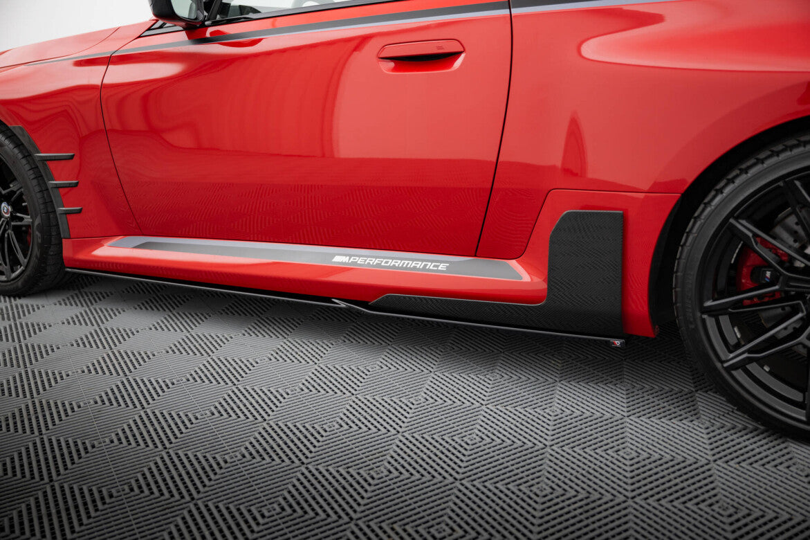 Seitenschweller Ansatz Cup Leisten für BMW M2 M-Performance G87 Maxton Design