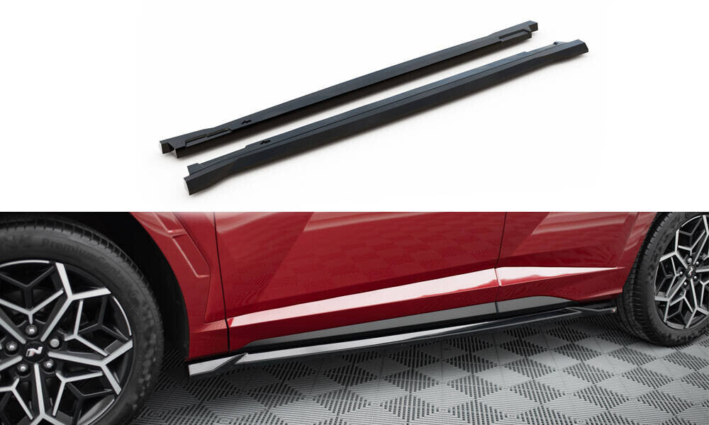 Seitenschweller Ansatz Cup Leisten für Hyundai Tucson N-Line Maxton Design