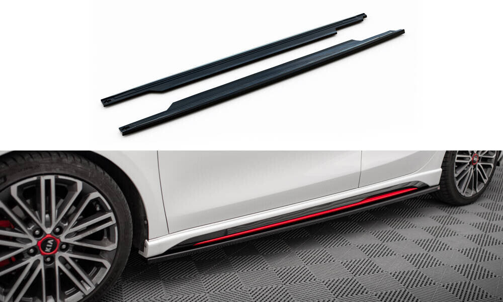 Mittlerer Cup Diffusor Heck Ansatz für Kia Ceed GT Maxton Design